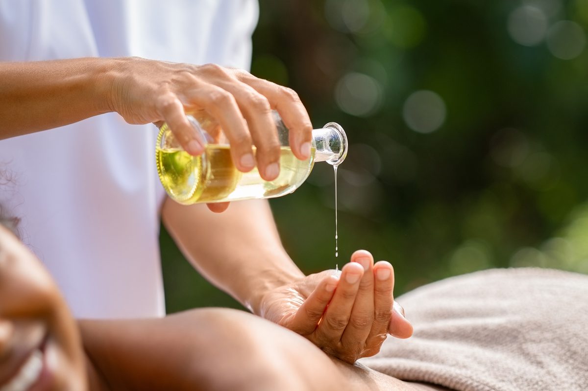 Cannabis Sativa Seed Body Oil Massage